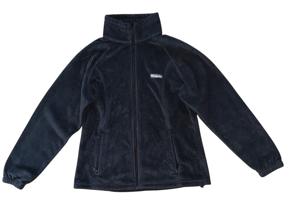 Columbia Benton Springs Full Zip Black Fleece Jacket Women's Large